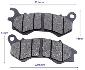  HONDA PCX 150 ÖN DİSK FREN BALATASI 2011-2017 HJ-088 (SRC)