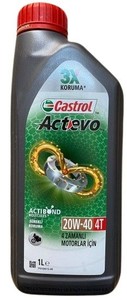  CASTROL ACTEVO 20W-40 4T MOTORSİKLET YAĞI 1 LİTRE