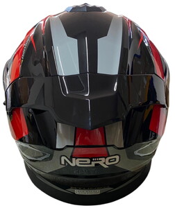  NERO KASK ÇENE AÇILIR 912 SİYAH - KIRMIZI A1 (XL)