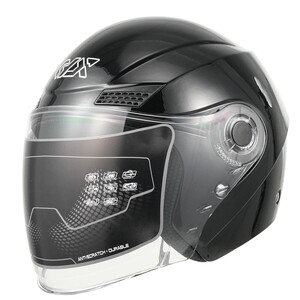  KASK ÇENESİZ SİYAH OF-627