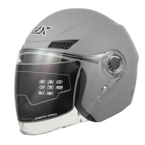  KASK ÇENESİZ MAT NARDO  GRİ OF-627